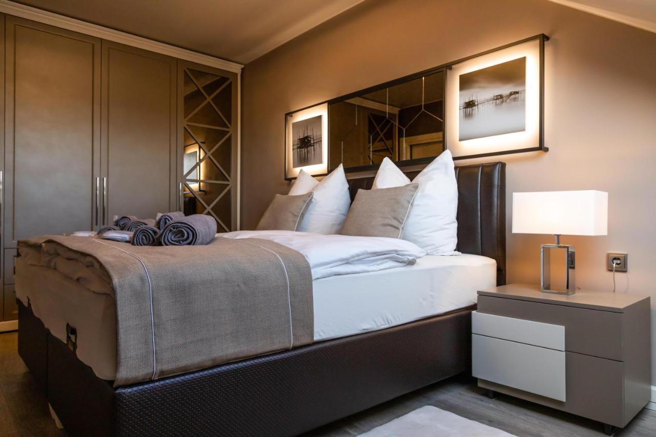 לייפציג Deluxe Apartment Mit Tiefgarage In Naehe Messe-Bmw-Porsche-Dhl-Flughafen-Flugzeugwerk Der Deutsche Aircraft מראה חיצוני תמונה